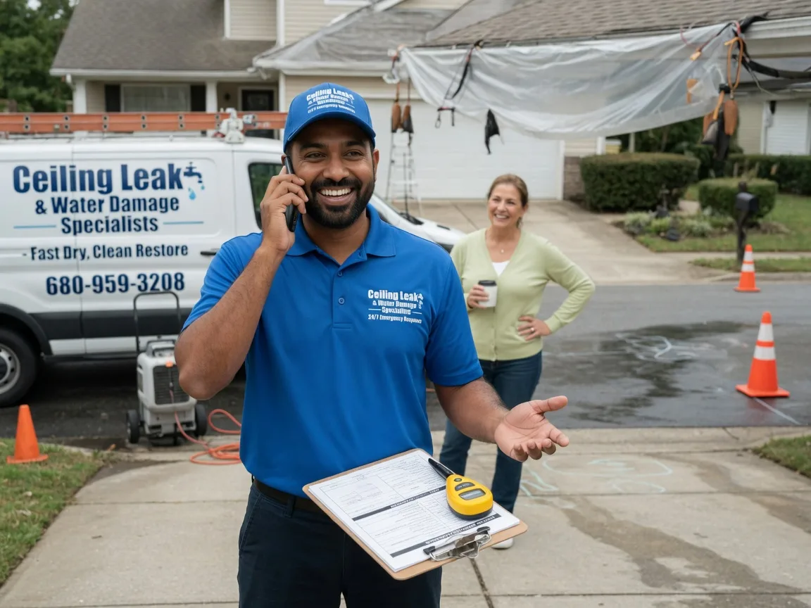 Ceiling Leak Cleanup Broadway, NC FAQs