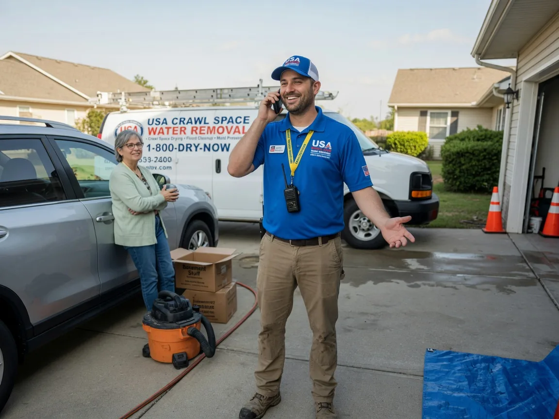 Crawl Space Water Removal Broadway, NC FAQs